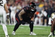 El veterano OL Will Hernández firmó un contrato de un año con el cardenal para asegurarse de proteger el QB Kyler Murray QB