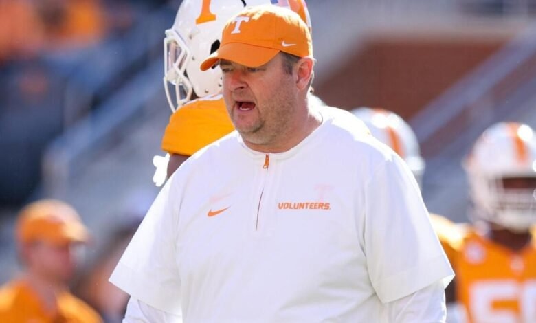 Tennessee QB Battle: Joey Aguilar se ve ‘extremadamente cómodo’ a medida que continúa la competencia, explica Josh Heupel