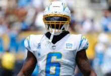 Los Chargers Denzel Perryman fueron liberados de ser detenidos con un costo de arma reducido como se informó.