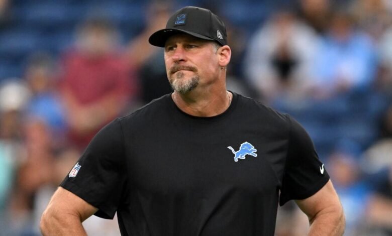 Dan Campbell de Lions Clear después del partido del Salón de la Fama: gire la pelota y será difícil mantenerlo cerca. ‘ Dan Campbell de Lions Clear después del partido del Salón de la Fama: gire la pelota y será difícil mantenerlo cerca. ‘