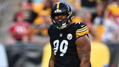 Derrick Harmon Lesión: la selección de primera ronda de los Steelers se llevó después de lastimar la rodilla en el juego de pretemporada vs. Panthers