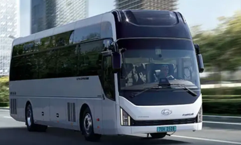 Hyundai lanza un autobús de combustible de hidroca