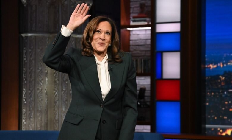 Kamala Harris le dio a Stephen Calbert los primeros 24 después de la entrevista Kamala Harris le dio a Stephen Calbert los primeros 24 después de la entrevista