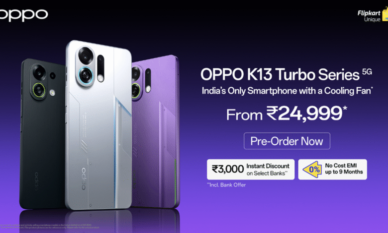 OPPO K13 Turbo Pro 5G y Oppo K13 Turbo 5G se lanzó en India junto con Conco Bus 3 Pro