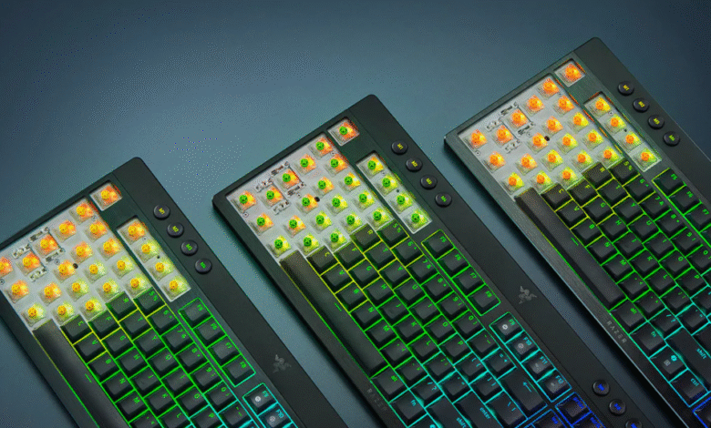 Los teclados de juegos negros más nuevos de Razer son de bajo perfil