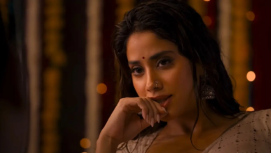 RELOJ: Janahvi Kapoor reveló que ‘Vigi Sari’ fue filmado en 9 horas