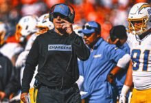 Jim Harbaugh se negó a comentar sobre la gran penalización de Michigan por robo.
