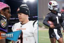 Slipper Joe Burrow bajo Lamar, Kyler Murray en el fondo de la montaña Mahomes | Primero
