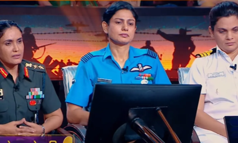 KBC 17: Coronel Sofía Qureshi, WC Vimika Singh Hablando de la Operación Cindu KBC 17: Coronel Sofía Qureshi, WC Vimika Singh Hablando de la Operación Cindu