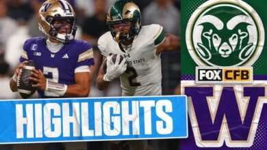 Colorado Rams en comparación con los Huskies de Washington se destacan | Foot College Football