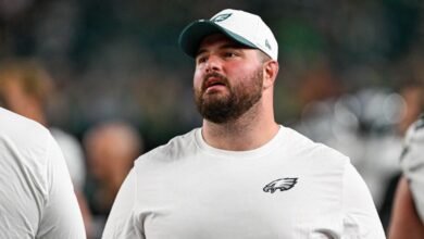 ACTUALIZACIÓN DE ACTUALIZACIÓN DE LISIÓN LANDON DICKERSON: Eagles OL establece un proceso ‘pequeño’, puede regresar a la Semana 1, según el informe
