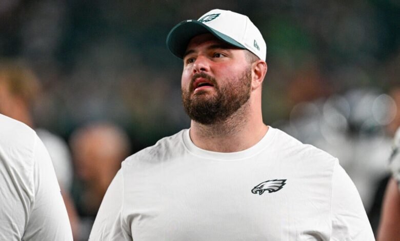 ACTUALIZACIÓN DE ACTUALIZACIÓN DE LISIÓN LANDON DICKERSON: Eagles OL establece un proceso ‘pequeño’, puede regresar a la Semana 1, según el informe ACTUALIZACIÓN DE ACTUALIZACIÓN DE LISIÓN LANDON DICKERSON: Eagles OL establece un proceso ‘pequeño’, puede regresar a la Semana 1, según el informe