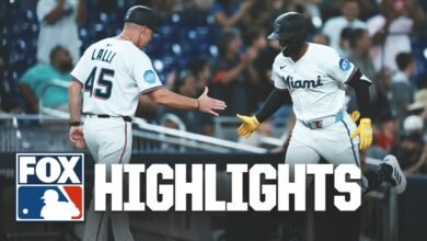 Bravos en comparación con los Marlins sobresalientes | MLB en Fox