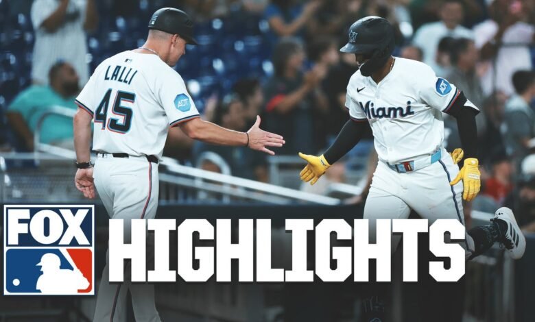 Bravos en comparación con los Marlins sobresalientes | MLB en Fox