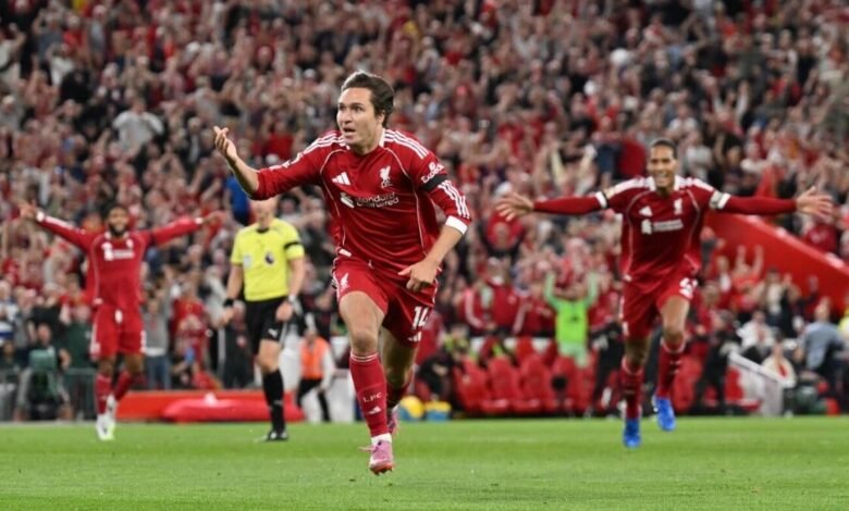 Liverpool vs Bournemouth Score, destacado, análisis: Federico Chiesa Rescue Reds en el partido inaugural