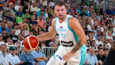 Eche un vistazo a: Luka Dončić de Lakers fuera de la cancha después de cocinar a Letonia en el juego de botas de Eurobaket para Eslovenia