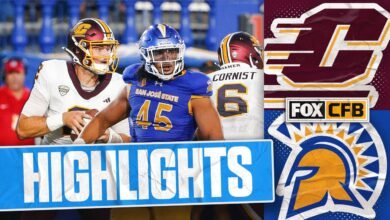 Central Michigan Chippewas vs. San Jose State Spartans Highlights | Football College Fox