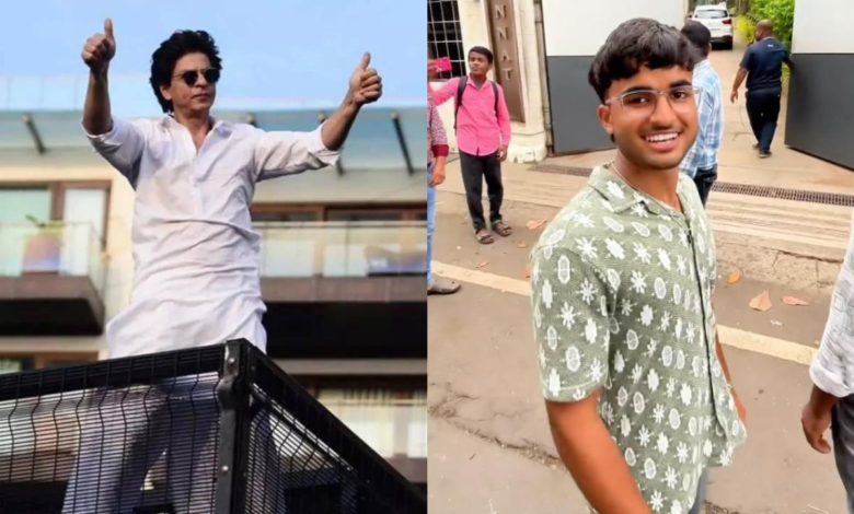¡Ver! La gente intenta posar como agente de distribución de alimentos para el mannat de Shah Rukh Khan