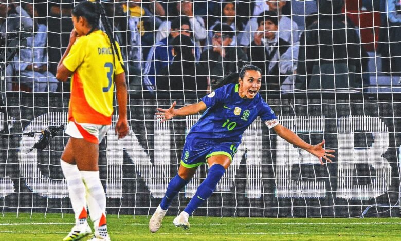Los últimos héroes de Marta llevaron a Brasil a Copa América Femenina Los últimos héroes de Marta llevaron a Brasil a Copa América Femenina