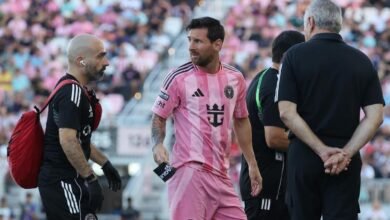 Lionel Messi Lesión: la superestrella Argentina dejó el minuto 11 del choque de la Copa de Ligas del Inter Miami