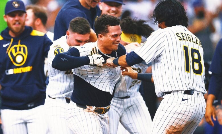 El fabricante de cerveza ganó el décimo juego consecutivo, consolidando el mejor récord de MLB El fabricante de cerveza ganó el décimo juego consecutivo, consolidando el mejor récord de MLB