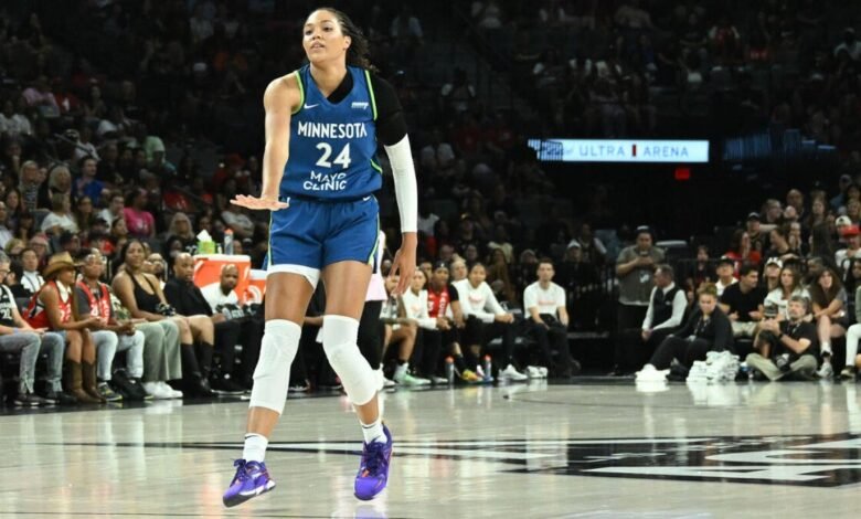 Lesión de Napheesa Collier: Lynx Star y WNBA MVP Flontrunner coje a la corte después de un rollo de tobillo grave en comparación con los ases Lesión de Napheesa Collier: Lynx Star y WNBA MVP Flontrunner coje a la corte después de un rollo de tobillo grave en comparación con los ases