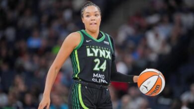 ACTUALIZACIÓN ACTUALIZACIÓN DE LISIÓN DE COLLIERSA NAPHEESSA: Lynx Star y WNBA MVP Forrunner se han actualizado a la quinta pregunta en comparación con Dream
