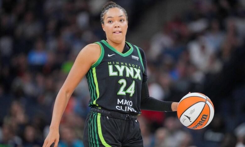 ACTUALIZACIÓN ACTUALIZACIÓN DE LISIÓN DE COLLIERSA NAPHEESSA: Lynx Star y WNBA MVP Forrunner se han actualizado a la quinta pregunta en comparación con Dream