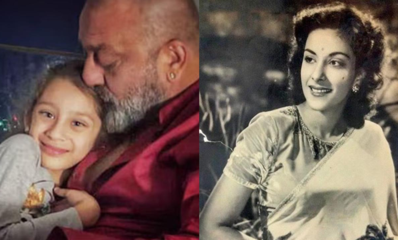 La hija de Sanjay Dutt, Ikra, recuerda a los fanáticos de Nargis; Respuesta a Internet
