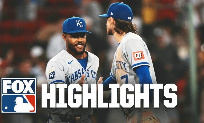 Reales contra los aspectos destacados de los Medias Rojas | MLB en Fox Reales contra los aspectos destacados de los Medias Rojas | MLB en Fox