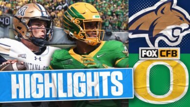 Montana State Bobcats vs. Oregon Ducks Highlights | Foot College Football