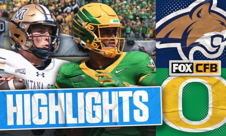 Montana State Bobcats vs. Oregon Ducks Highlights | Foot College Football Montana State Bobcats vs. Oregon Ducks Highlights | Foot College Football