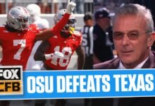 Urban Meyer reacciona con Ohio State para derrotar al No. 1 Texas en la Semana 1 | Comienza el gran mediodía