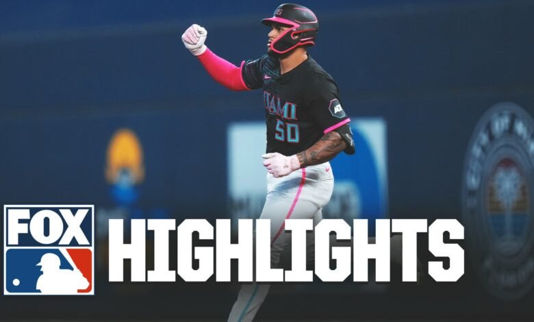 Yankees en comparación con los Marlins sobresalientes | MLB en Fox