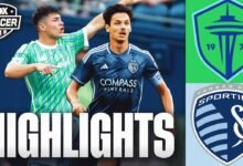 Seattle Sonders vs. Lo más destacado de Sporting Kansas City | MLS | Fútbol
