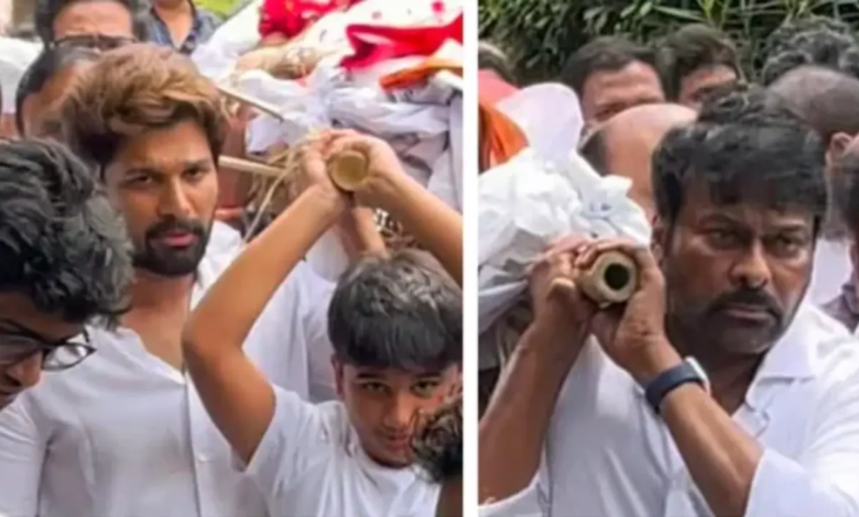Allu Arjun, Chiranjivi, Ram Charan rinde el tributo sensible a Alu Kanakaranam Allu Arjun, Chiranjivi, Ram Charan rinde el tributo sensible a Alu Kanakaranam