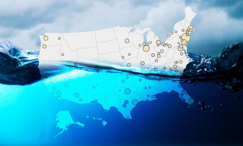 Las hipotecas submarinas están subiendo en los mercados inmobiliarios de Florida y Texas