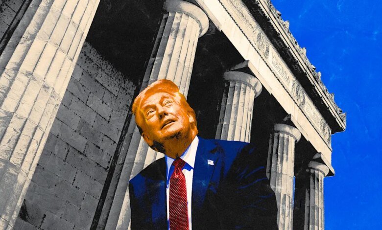 La nueva orden ejecutiva de Trump tiene como objetivo revisar la arquitectura federal La nueva orden ejecutiva de Trump tiene como objetivo revisar la arquitectura federal