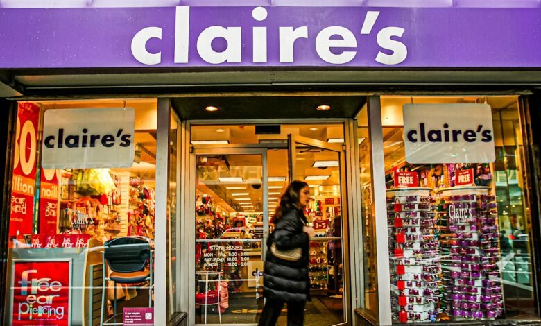 Cierre de las tiendas de Claire: consulte la lista de ubicaciones condenadas como archivos minoristas de tween para la segunda bancarrota