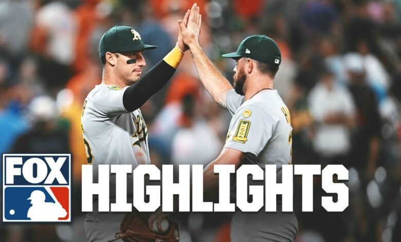 Atletismo con los aspectos destacados de los Orioles | MLB en Fox