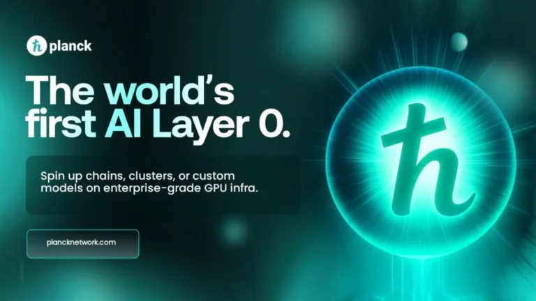 Planck Network presenta la primera capa-0 del mundo para AI: anuncia patrocinadores
