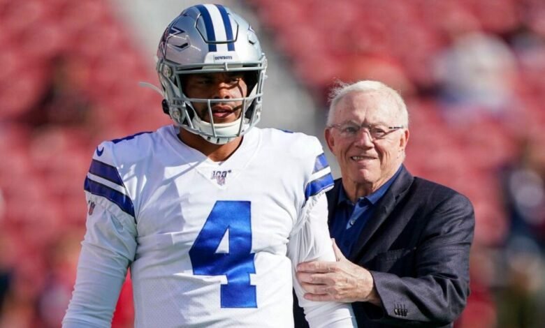 Dak Prescott de Cowboys destaca la necesidad de que Jerry Jones llame a Micah Parsons, agente de Parsons