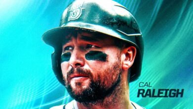 Los Marineros Cal Ralers se convirtieron en el primer mango en 50 hit en casa en una temporada.