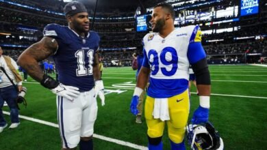 Aaron Donald se burló de la jubilación si Rams cambió por los Cowboys Star Micah Parsons