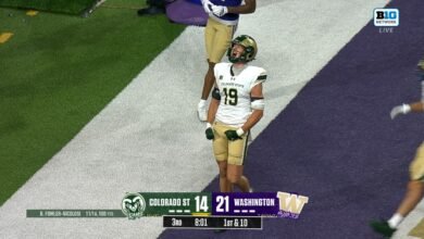 Brayden Fowler-Nicolosi venció a Jaxxon Warren para TD State Colorado 27 Yard