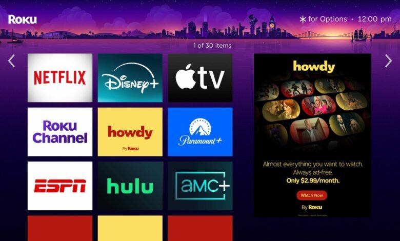 Roku lanza Howdy, un servicio de transmisión sin anuncios de $ 2.99 Roku lanza Howdy, un servicio de transmisión sin anuncios de $ 2.99