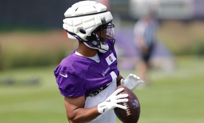 Rondale Moore de Vikings condujo con una lesión en la parte inferior del cuerpo claramente en el partido dominante en comparación con el pueblo de Texas.