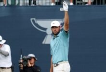 Ver: Scottie Scheffler Ridiculous Hole in Championship BMW Championship 2025, Historia con Tiger Woods