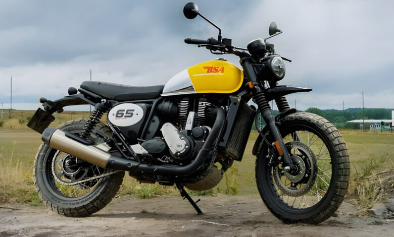 BSA Scrambler 650 Motocicleta Uncrate