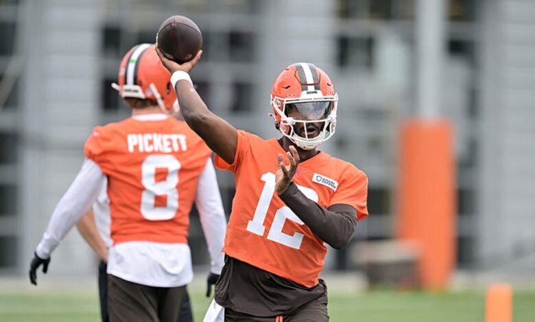 Shedeur Sanders de Browns comenzará la temporada con Panthers; Flacco, Pickett, Gabriel se sentarán. Shedeur Sanders de Browns comenzará la temporada con Panthers; Flacco, Pickett, Gabriel se sentarán.